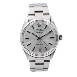 Men's Rolex 34mm Air-King Vintage Oyster Stainless Steel Wristwatch. (5500)