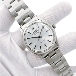 Men's Rolex 34mm Air-King Vintage Oyster Stainless Steel Wristwatch. (5500)
