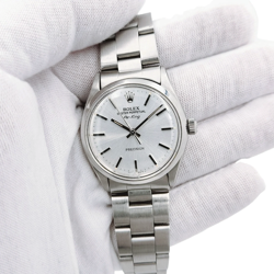 Men's Rolex 34mm Air-King Vintage Oyster Stainless Steel Wristwatch. (5500)