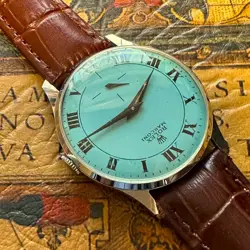 Rolex Marconi Tiffany Blue Watch 34.8mm