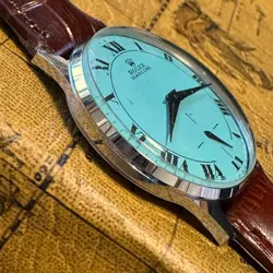 Rolex Marconi Tiffany Blue Watch 34.8mm