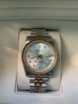 SILVER TWO-TONE OYSTER