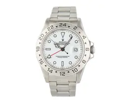 1999 ROLEX EXPLORER II 16570, 40MM, WHITE DIAL, STAINLESS STEEL MEN’S WATCH