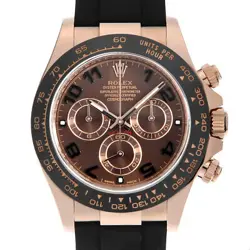 ROLEX COSMOGRAPH DAYTONA 116515LN CHOCOLATE BROWN ARABIAN RANDOM NUMBER SECO...