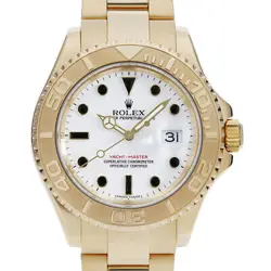 ROLEX YACHT MASTER 16628 WHITE V NUMBER SECOND HAND MENS