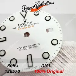 USED Usato Dial Quadrante Rolex 216570 Explorer Chromalight Blu Bianco