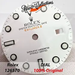 USED Usato Dial Quadrante Rolex 216570 Explorer Chromalight Blu Bianco