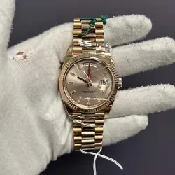 Rolex Day-Date 40mm Sundust Dial Watch 228235 Rose Gold