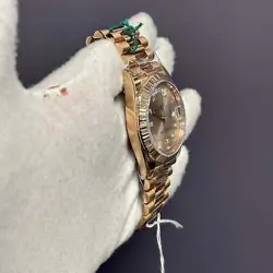 Rolex Day-Date 40mm Sundust Dial Watch 228235 Rose Gold