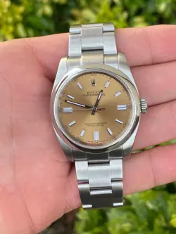 FULL SET ROLEX DATEJUST 36MM WHITE GRAPE DIAL 116000