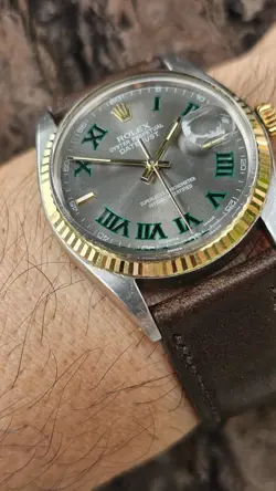 VINTAGE ROLEX 16013 CUSTOM WIMBLEDON DIAL MEN'S AUTOMATIC WATCH 1978