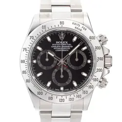 ROLEX DAYTONA 116520 BLACK WARRANTY 2014 BOX/PAPER