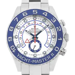 ROLEX YACHT MASTER II 116680 WHITE RANDOM NUMBER SECOND HAND MENS