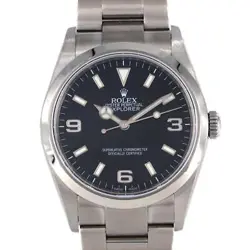 AUTHENTIC ROLEX EXPLORER 1 114270 SS AUTOMATIC SERIAL INFO:Z SERIAL  #260-004...