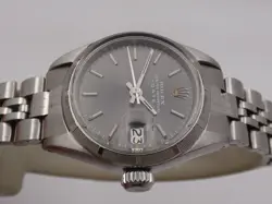 ROLEX DATE LADY 6919 JUBILEE THUNDERBIRD BEZEL AUTOMATIC YEAR 1972 STEEL WATCH