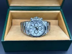 rolex daytona stainless steel 116520 white dial excellent cond papers tags boxes