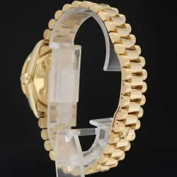 MINT Rolex 68278 Yellow Gold 31mm Midsize Pearl Diamond Lady President Watch