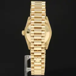 MINT Rolex 68278 Yellow Gold 31mm Midsize Pearl Diamond Lady President Watch