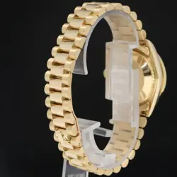 MINT Rolex 68278 Yellow Gold 31mm Midsize Pearl Diamond Lady President Watch