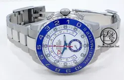 Rolex Yacht Master II 116680 44mm Rubber B and Oyster Steel Band Watch BOX/PAPER