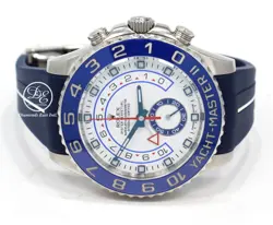 Rolex Yacht Master II 116680 44mm Rubber B and Oyster Steel Band Watch BOX/PAPER