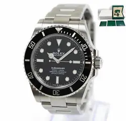 2020 ROLEX SUBMARINER NO DATE 124060 41MM BLACK DIAL BOX PAPERS