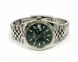 2024 ROLEX DATEJUST 126234 SILVER OYSTER BRACELET WITH SILVER BEZEL