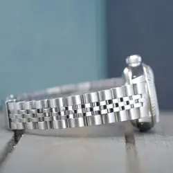 ROLEX LADY DATEJUST STEEL WATCH METAL BLUE GENUINE DIAMOND DIAL JUBILEE 26MM