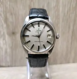 TUDOR OYSTER DATE ROLEX MENS VINTAGE MANUAL WIND VINTAGE WATCH 70S 34MM