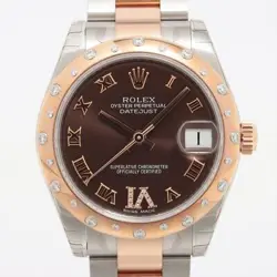 ROLEX DATEJUST 178341 SS×PG AT CHOCOLATE-FACE 1 EXTRA LINK