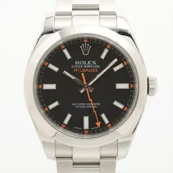 ROLEX MILGAUSS 116400 SS AT BLACK DIAL