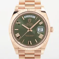 ROLEX DAY-DATE 228235 PG AT OLIVE GREEN DIAL