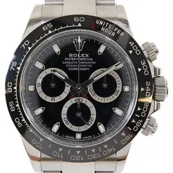 ROLEX DAYTONA AUTOMATIC WATCH 116500LN STAINLESS STEEL BLACK
