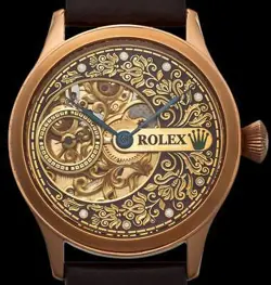 [Near MINT] ROLEX The most longed for item       Luxury engraving   skeleton