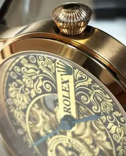 [Near MINT] ROLEX The most longed for item       Luxury engraving   skeleton