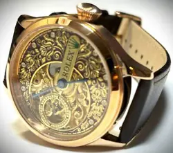 [Near MINT] ROLEX The most longed for item       Luxury engraving   skeleton
