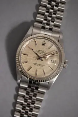 1981 ROLEX DATEJUST 16014 SILVER LINEN
