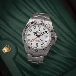 ROLEX EXPLORER II 226570 WHITE DIAL FULL SET 2021
