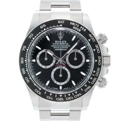 ROLEX COSMOGRAPH DAYTONA 126500LN BLACK WARRANTY 2024 BOX/PAPER