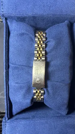 ROLEX DATEJUST 6917 GOLD AND SILVER JUBILEE BRACELET WITH GOLD BEZEL
