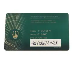 116519 BOX CARD