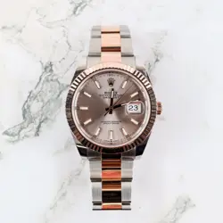 ROLEX DATEJUST 126331 SUNDUST DIAL 41MM STAINLESS STEEL AND ROSE GOLD
