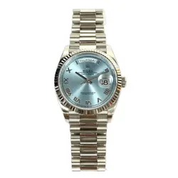 2022 ROLEX DAY-DATE 228236 SILVER PRESIDENT BRACELET WITH SILVER BEZEL
