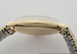 Rolex 4411 14k Gold Precision Mens Vintage Dress Wrist Watch