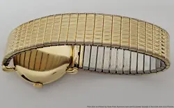 Rolex 4411 14k Gold Precision Mens Vintage Dress Wrist Watch