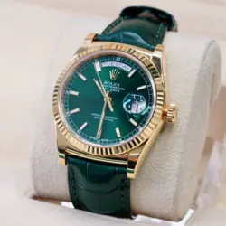 DAY-DATE GREEN PRESIDENT