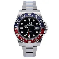ROLEX GMT MASTER II 40MM BLACK DIAL 126710BLRO