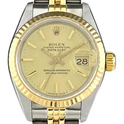 ROLEX DATEJUST 69173 YG AUTOMATIC LADIES #BS202