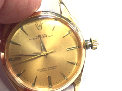 Vin. Rolex 14 KARAT YELLOW GOLD OP Ref 1005 AUTOMATIC CAL. 1560 34MM FROM 60’S!