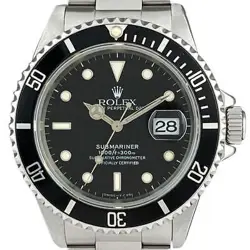 ROLEX SUBMARINER DATE 16610 AUTOMATIC MEN'S #BS059